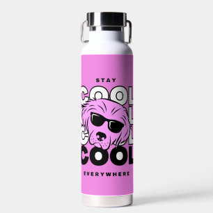 Beautiful cool cool Pink Dog water Bottle