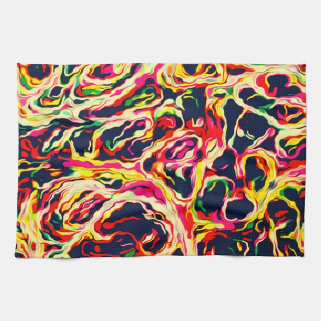 Beautiful Cool Funky Kitchen Towel (Horizontal)