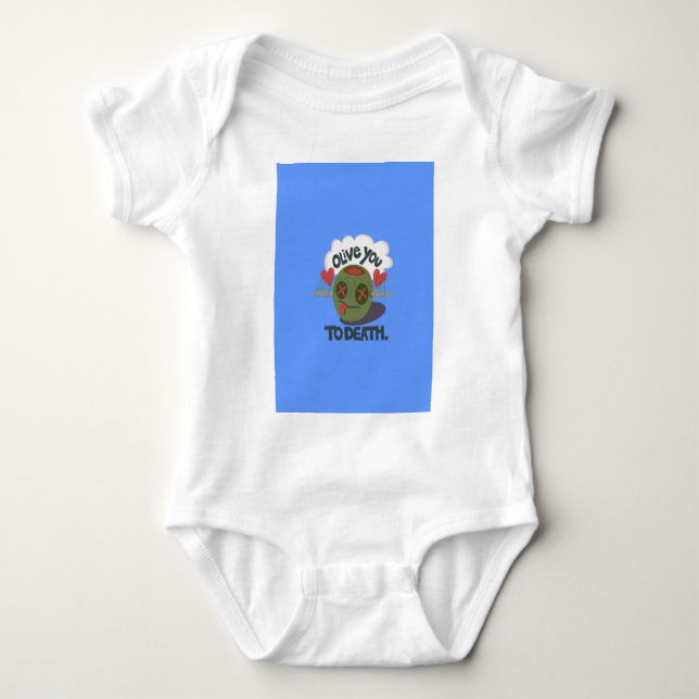 Beautiful Cool I love Africa Art Baby Bodysuit (Front)