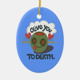 Beautiful Cool I love Africa Art Ceramic Ornament