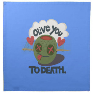 Beautiful Cool I love Africa Art Napkin