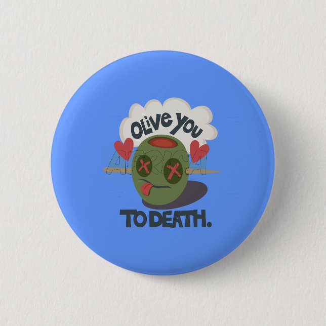 Beautiful Cool I love Africa Art Pinback Button (Front)