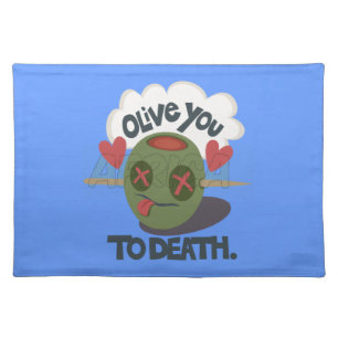 Beautiful Cool I love Africa Art Placemat