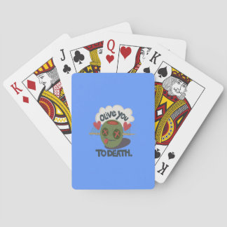 Beautiful Cool I love Africa Art Poker Cards