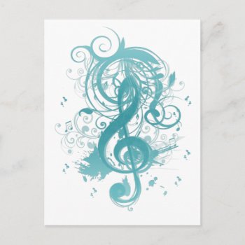 Beautiful Cool Music Notes With Splatter Swirls by InovArtS at Zazzle