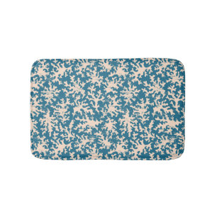 Beautiful Coral Pattern Bathroom Mat