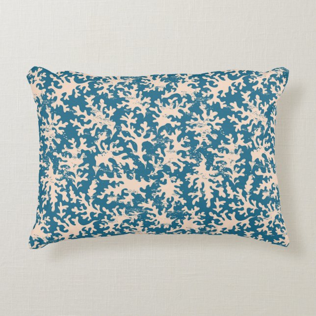 Beautiful Coral Pattern Decorative Pillow (Front)