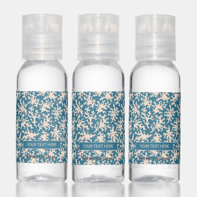Beautiful Coral Pattern Hand Sanitizer (Set)