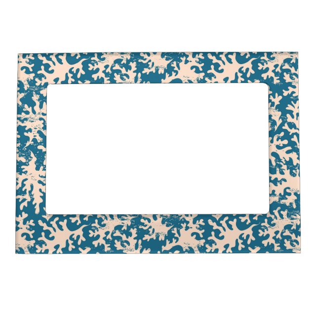 Beautiful Coral Pattern Magnetic Frame (Front)