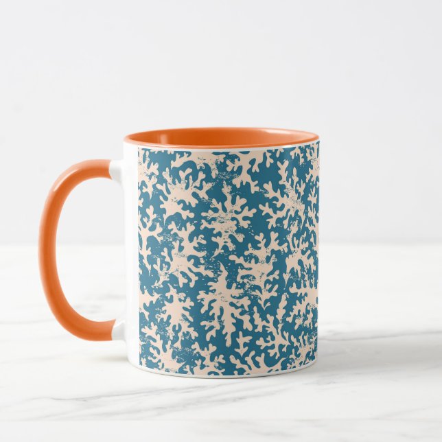 Beautiful Coral Pattern Mug (Left)