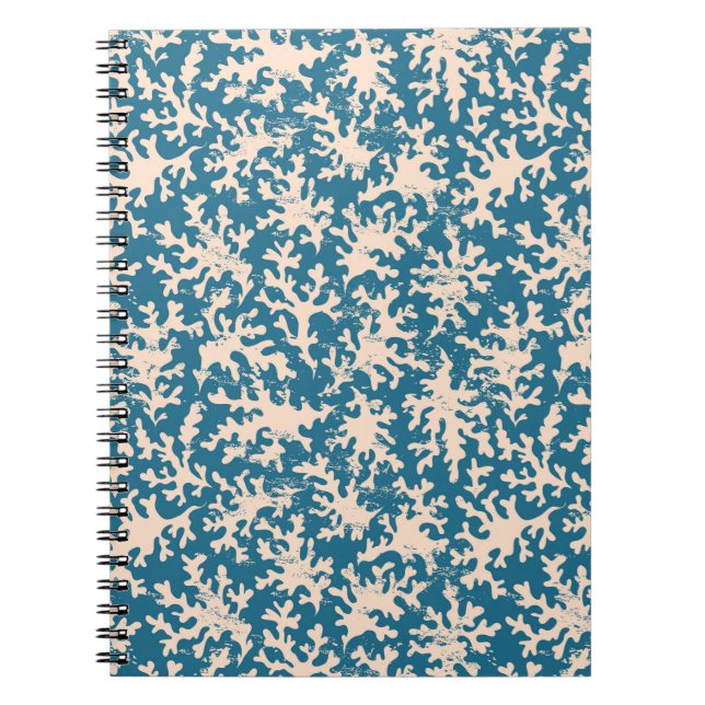 Beautiful Coral Pattern Notebook (Front)