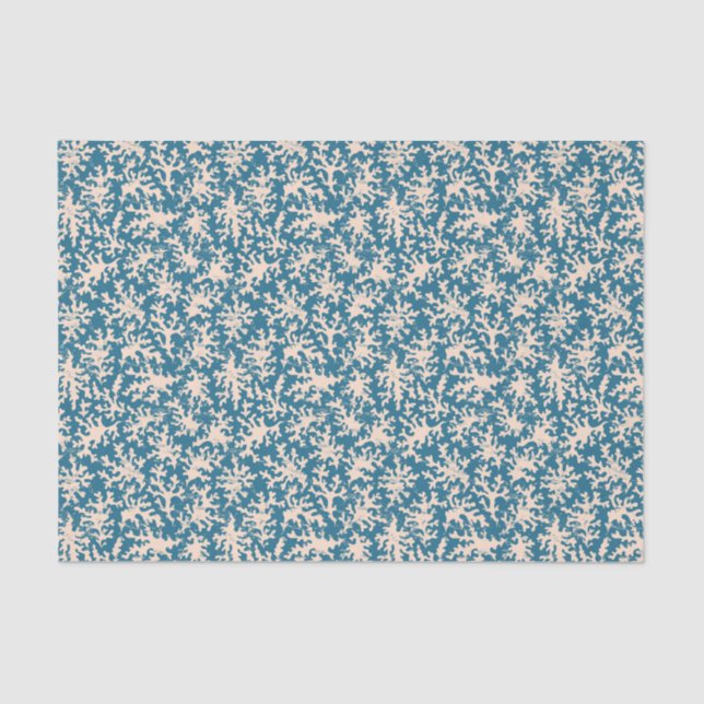 Beautiful Coral Pattern Tissue Paper (Front)