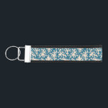 Beautiful Coral Pattern Wrist Keychain<br><div class="desc">Beautiful vintage coral seamless for your business © and ® Bigstock® - All Rights Reserved.</div>