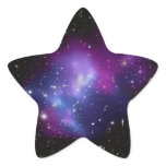 Beautiful cosmic space galaxy clusters star sticker