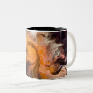 Beautiful Cosmos Two-Tone Coffee Mug