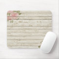Beautiful Country Shabby Chic Rustic Wood Mouse Pad | Zazzle