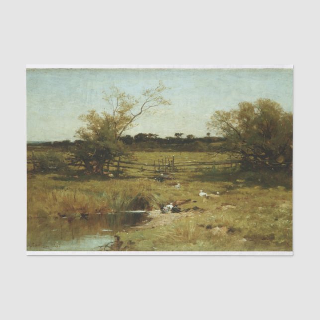 Beautiful Country Side Furniture Decoupage Paper (Front)