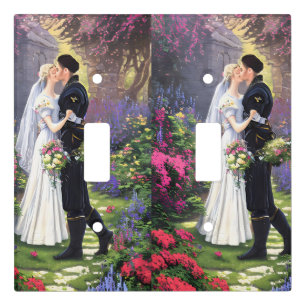 Beautiful Couple in The Park Light Switch Cover