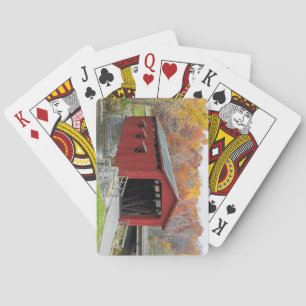 Beautiful Covered Bridge Deck of Playing Cards