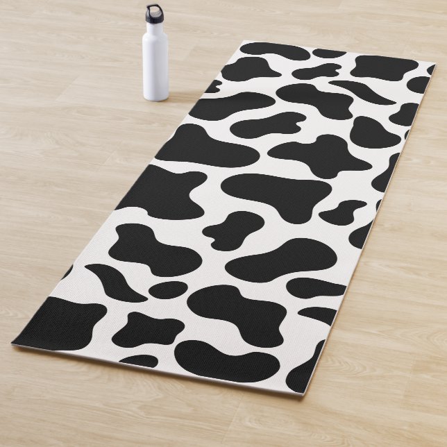 Beautiful cow pattern  yoga mat (In Situ)