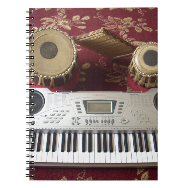 Beautiful Creative Corner: Musical Tapestry Notebook (Front)