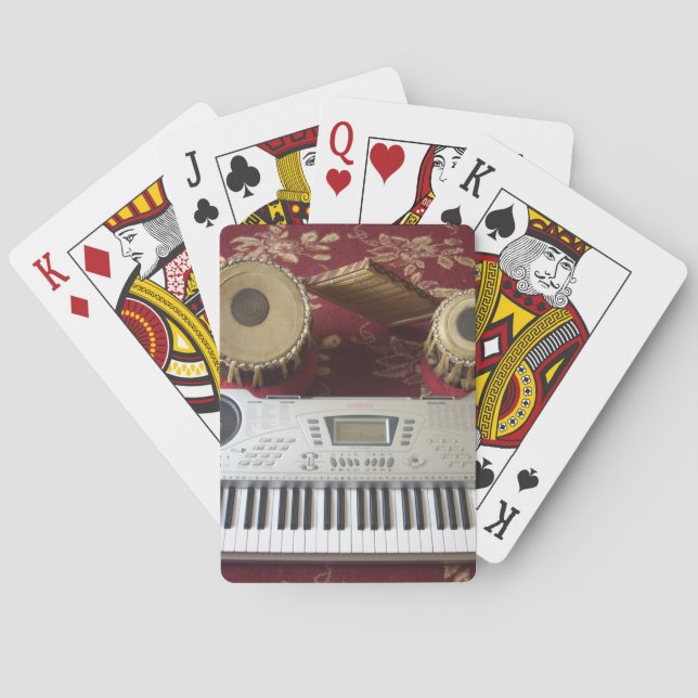 Beautiful Creative Corner: Musical Tapestry Poker Cards (Back)