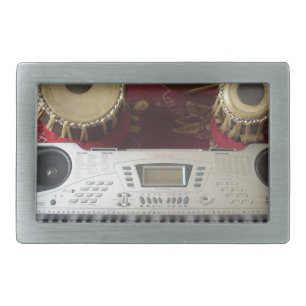 Beautiful Creative Corner: Musical Tapestry Rectangular Belt Buckle