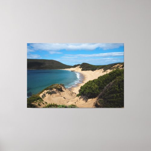 Beautiful Crescent Bay Beach Tasmania Australia Canvas Print