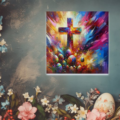 Beautiful Cross for Easter Celebrations  Jigsaw Puzzle