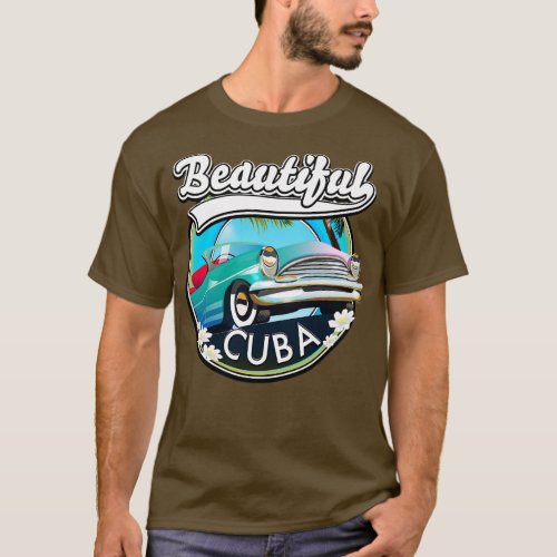 Beautiful Cuba classic automobile T_Shirt