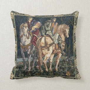 Beautiful Cushion with Antique Tapestry Design