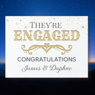 Beautiful CUSTOM engagement yard Sign