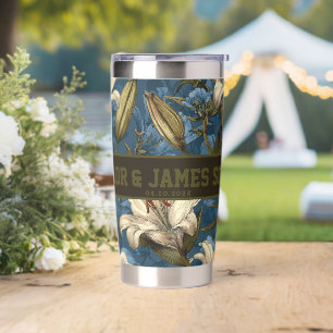 Beautiful Custom Lilies Drinkware For Family Insulated Tumbler