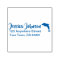 Beautiful Custom Name Return Address Dolphin