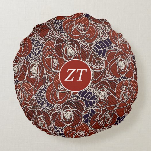Beautiful Custom Red White Black Floral 