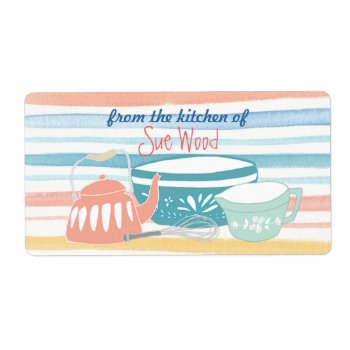 Beautiful Customized Cooking And Baking Labels by Siberianmom at Zazzle