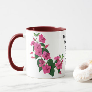Beautiful Customized Floral Magic Specialty Mug