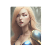 Beautiful Cute Asian Girl Metal wall art