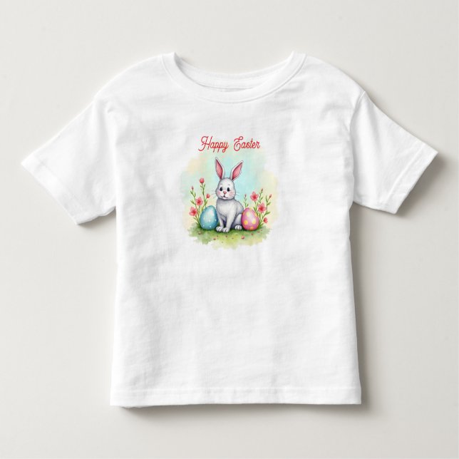 Beautiful Cute Easter Bunny Collection Toddler T-shirt (Front)