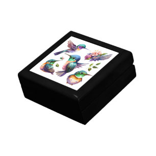 Beautiful & Cute Hummingbirds for Bird Lovers on Gift Box