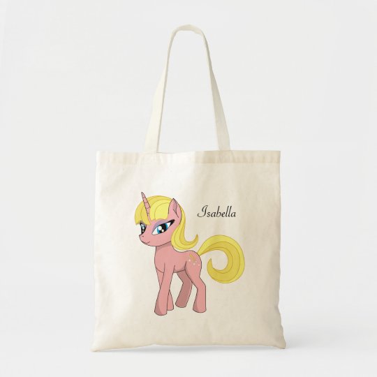 Beautiful cute pink fantasy unicorn favour tote bag | Zazzle.com