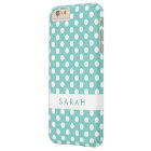 Beautiful Cute White Mint Green Polka Dots