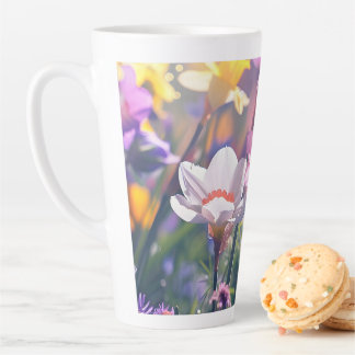 Beautiful Daffodil Flower Latte Mug. Mug