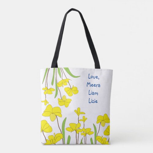 Beautiful Daffodil Flowers Tote Bag