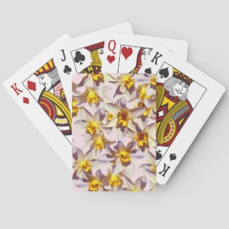 Beautiful Daffodils Flowers Playing Cards