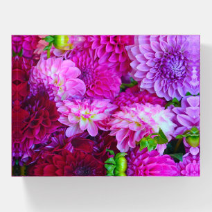 Beautiful dahlias paperweight