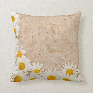 Beautiful daisies throw pillow