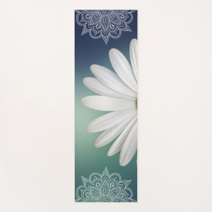 Beautiful Daisy Colored Mandala Yoga Mat