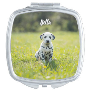 Beautiful Dalmatian Personalized Compact Mirror