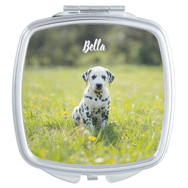 Beautiful Dalmatian Personalized  Compact Mirror (Front)